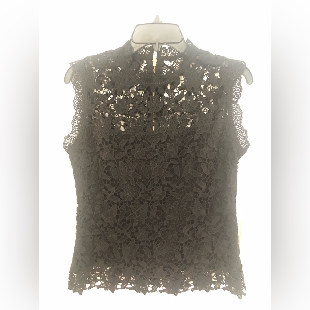 Nanette Lapore black lacy top